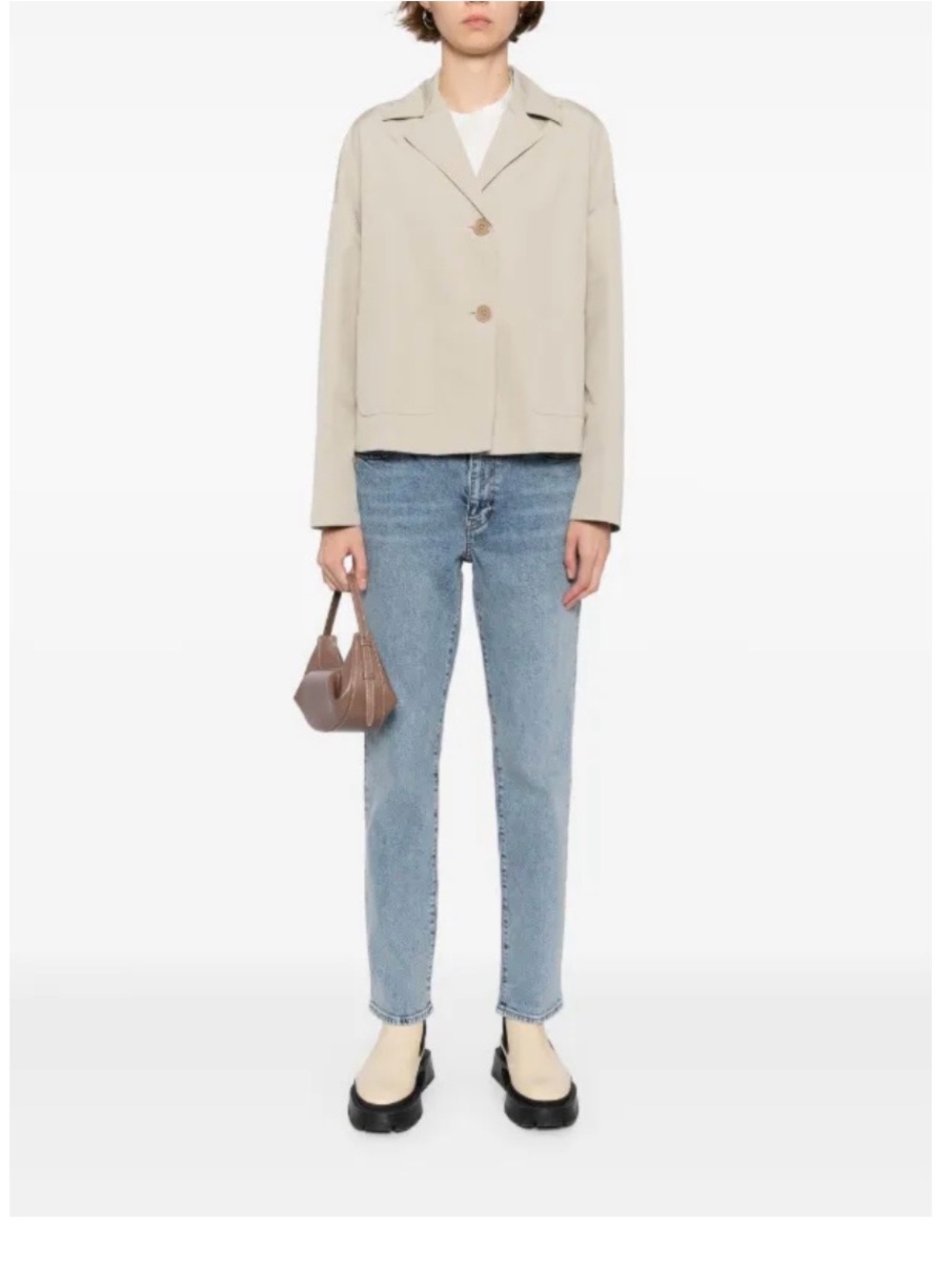 Frame the borrowed Jean